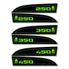 Spartan 250, 350 or 450 11-16 Ford® Super Duty® Fender Badge Replacements - Fully Customizable, LED and Non-LED