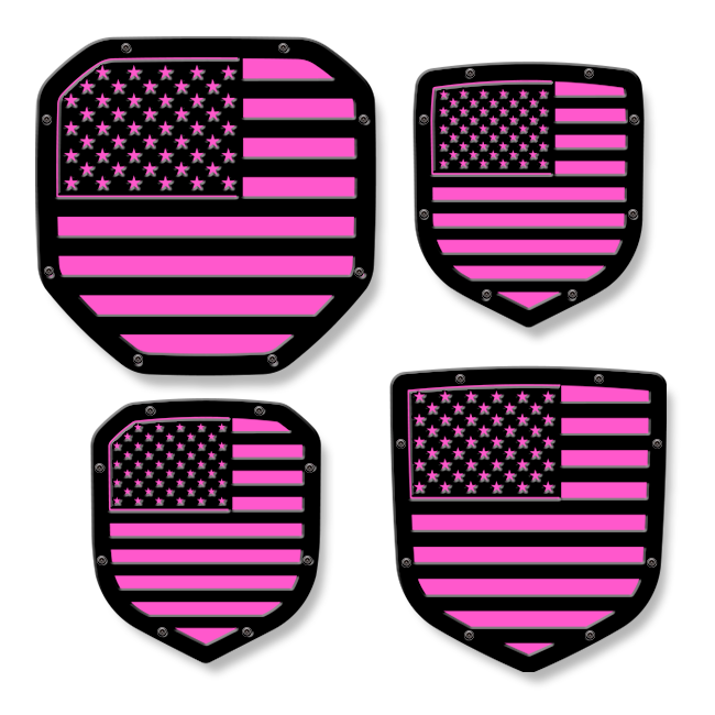 American Flag Shield Emblem - RAM® Trucks, Grille or Tailgate - Fits Multiple Models and Years