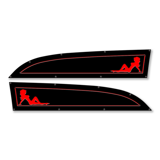 Model 11-16 Ford® Super Duty® Fender Badge Replacements - Fully Customizable, LED and Non-LED