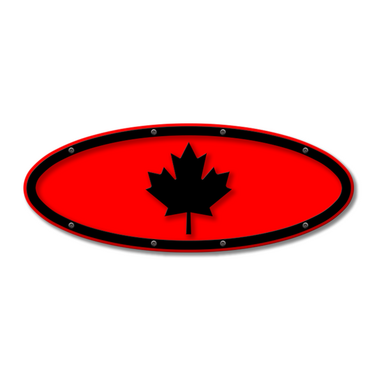 Maple Leaf Oval Replacement - Fits Multiple Ford® Trucks - Fully Customizable Colors