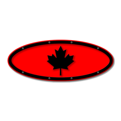 Maple Leaf Oval Replacement - Fits Multiple Ford® Trucks - Fully Customizable Colors