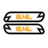 6.4L Hood Emblem Replacements - Fits 2019-2022 Ram® 2500, 3500, 4500 - Fully Customizable, LED or Non-LED