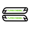 Turbo Diesel Hood Emblem Replacements - Fits 2019-2022 Ram® 2500, 3500, 4500 - Fully Customizable, LED or Non-LED