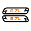 6.7L Hood Emblem Replacements - Fits 2019-2022 Ram® 2500, 3500, 4500 - Fully Customizable, LED or Non-LED