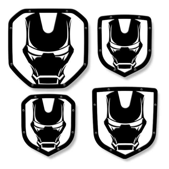 Iron Helmet Shield Emblem - RAM® Trucks, Grille or Tailgate - Fits Multiple Models and Years