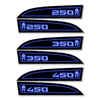 Spartan 250, 350 or 450 11-16 Ford® Super Duty® Fender Badge Replacements - Fully Customizable, LED and Non-LED