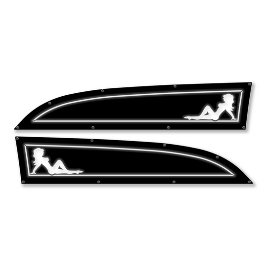 Model 11-16 Ford® Super Duty® Fender Badge Replacements - Fully Customizable, LED and Non-LED