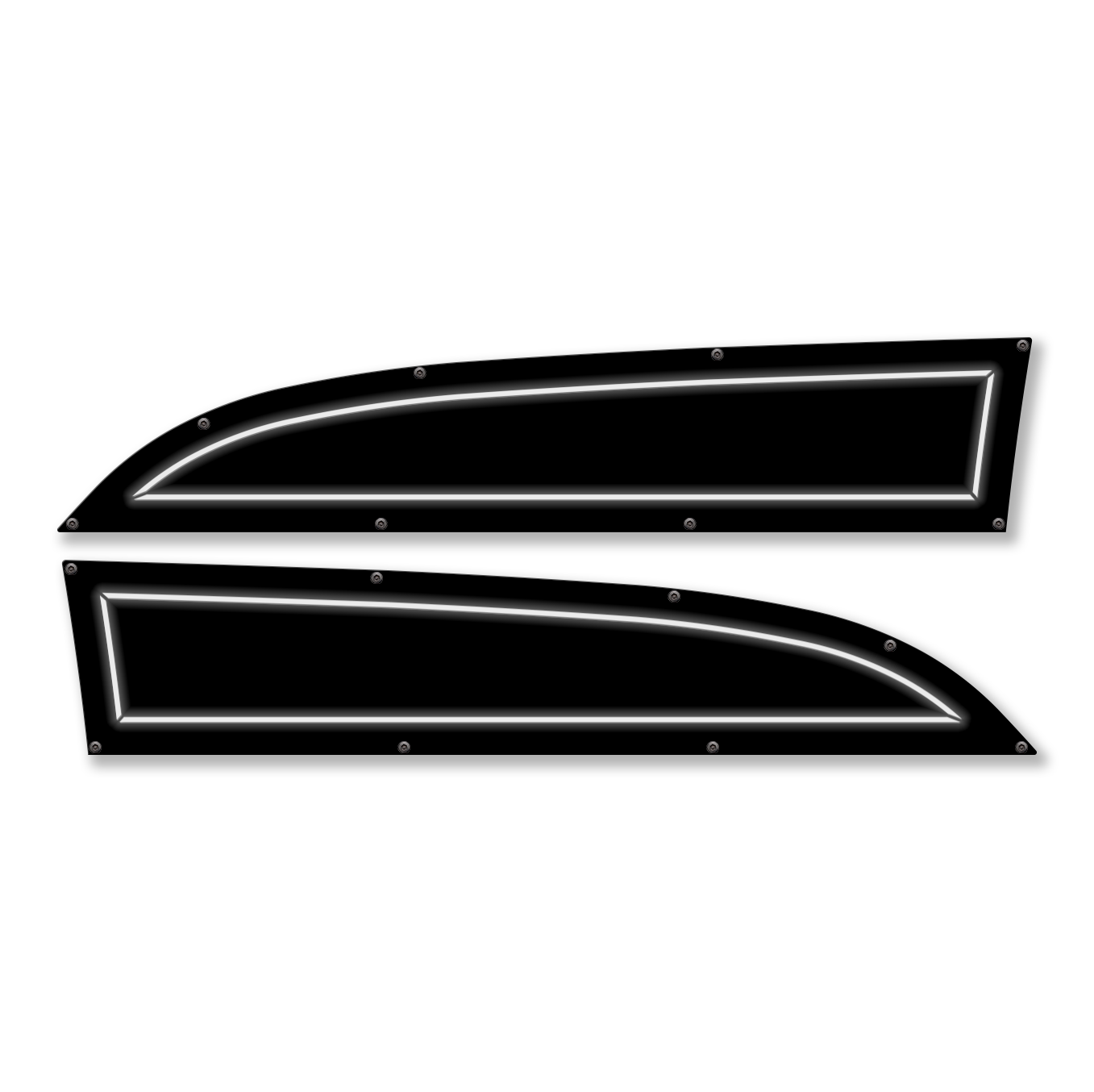 Border 11-16 Ford® Super Duty® Fender Badge Replacements - Fully Customizable, LED and Non-LED