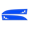 Model 11-16 Ford® Super Duty® Fender Badge Replacements - Fully Customizable, LED and Non-LED