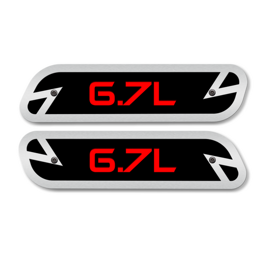 6.7L Hood Emblem Replacements - Fits 2019-2023 Ram® 2500, 3500, 4500 - Fully Customizable, LED or Non-LED