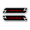 Turbo Diesel Hood Emblem Replacements - Fits 2019-2022 Ram® 2500, 3500, 4500 - Fully Customizable, LED or Non-LED