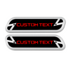 Custom Text Hood Emblem Replacements - Fits 2019-2022 Ram® 2500, 3500, 4500 - Fully Customizable, LED or Non-LED