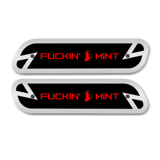 F*ckin' Mint Hood Emblem Replacements - Fits 2019-2023 Ram® 2500, 3500, 4500 - Fully Customizable, LED or Non-LED
