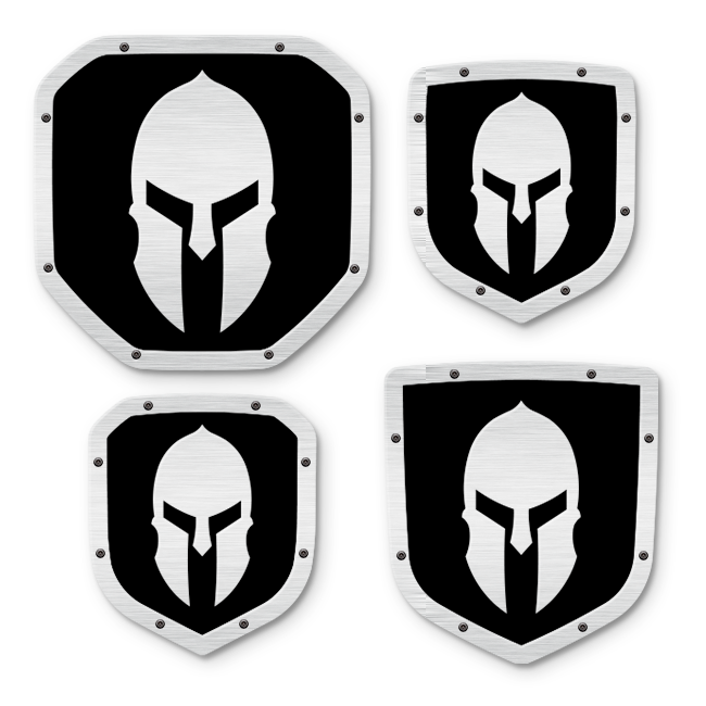 Spartan Shield Emblem - RAM® Trucks, Grille or Tailgate - Fits Multiple Models and Years