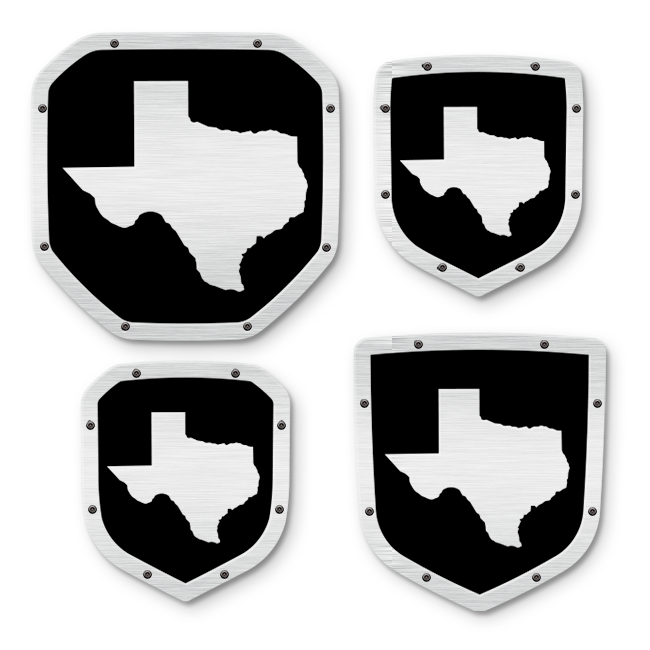 Texas Shield Emblem - RAM® Trucks, Grille or Tailgate - Fits Multiple Models and Years
