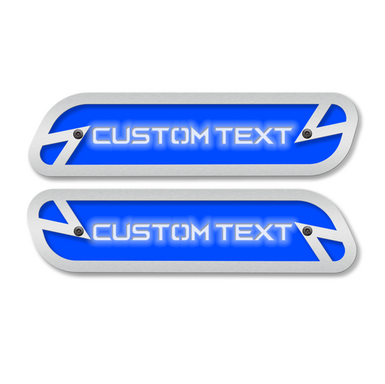 Custom Text Hood Emblem Replacements - Fits 2019-2023 Ram® 2500, 3500, 4500 - Fully Customizable, LED or Non-LED
