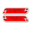 AR15 Hood Emblem Replacements - Fits 2019-2022 Ram® 2500, 3500, 4500 - Fully Customizable, LED or Non-LED