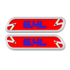 6.4L Hood Emblem Replacements - Fits 2019-2022 Ram® 2500, 3500, 4500 - Fully Customizable, LED or Non-LED