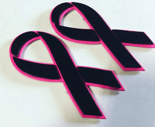 Cancer Ribbon Emblem 1
