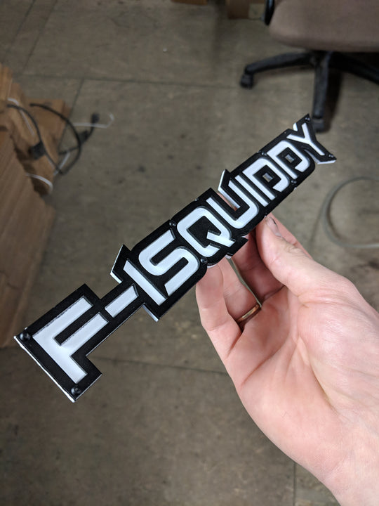 Custom F-1 SQUIDDY Emblem