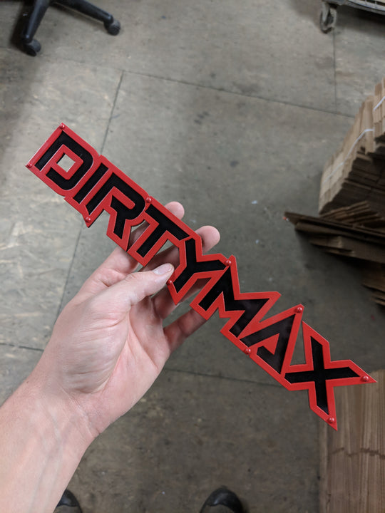 Custom DIRTY MAX Emblem