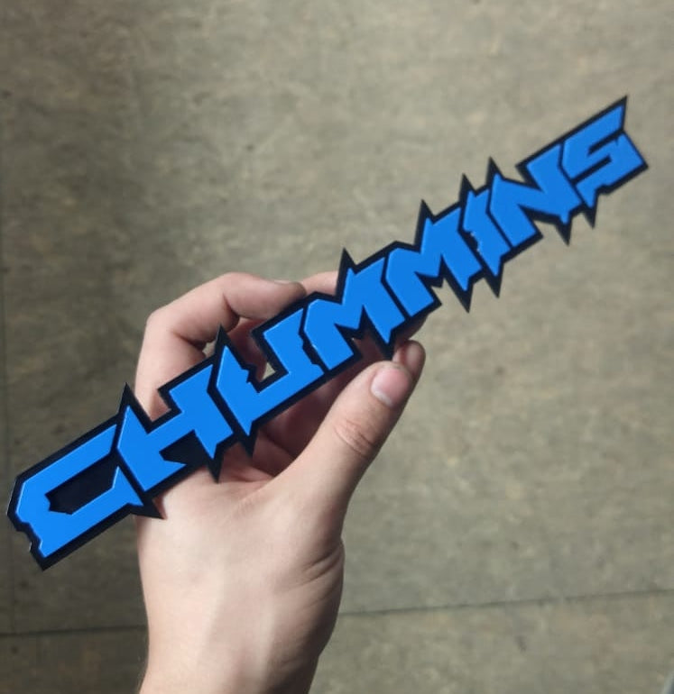 Custom CHUMMINS Emblem