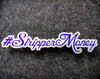 Custom Text Emblem - Script Font - Solid Powder Coated Billet Aluminum