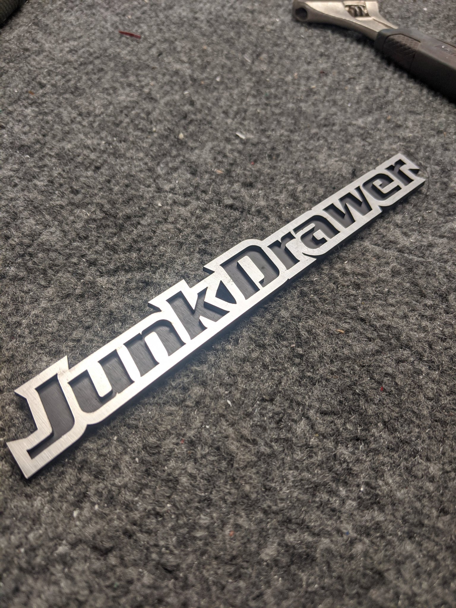Custom Toolbox Drawer Emblems - Junk Drawer