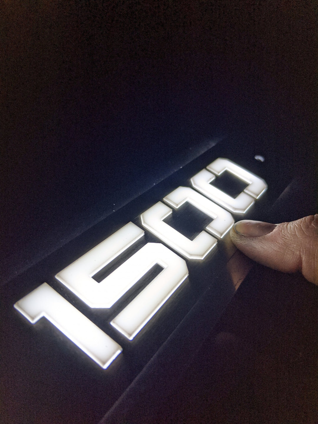 Led Custom Emblem Custom Text LED Hood Emblem Replacements - Fits 2019-2025 Ram® 5th Gen ...