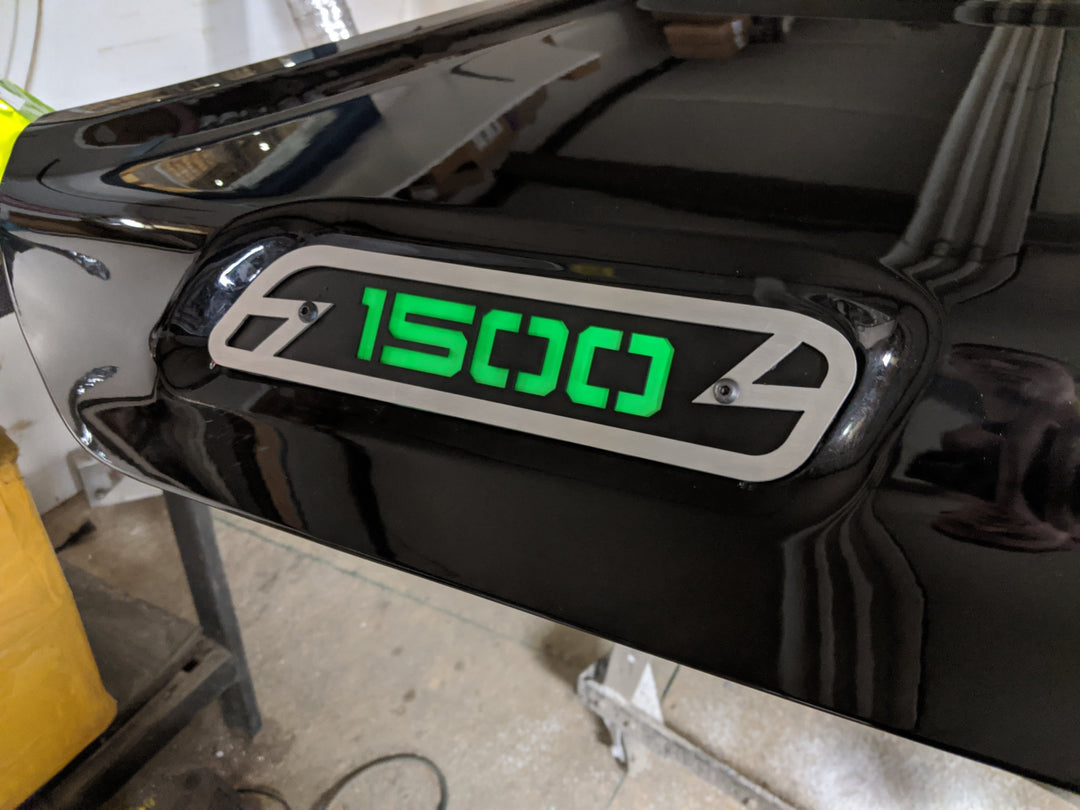 Custom Text Non-LED Hood Emblem Replacements - Fits 2019+ Ram® 5th Gen 1500