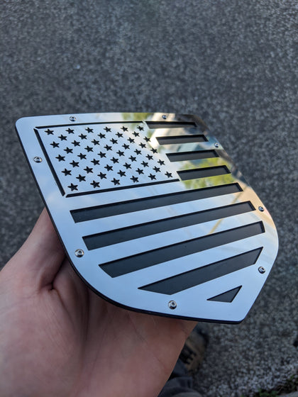 Ready to Ship - Polished American Flag - Fits 2009-2018 Ram®