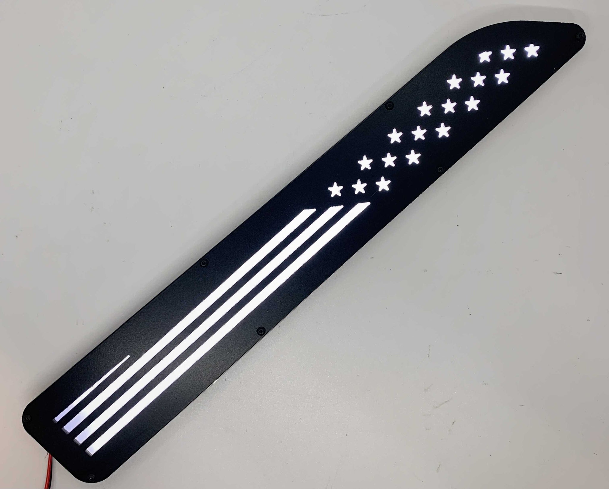 American Flag Hood Badges - Illuminated - Fits 2019-2020 Ram 1500® Sport