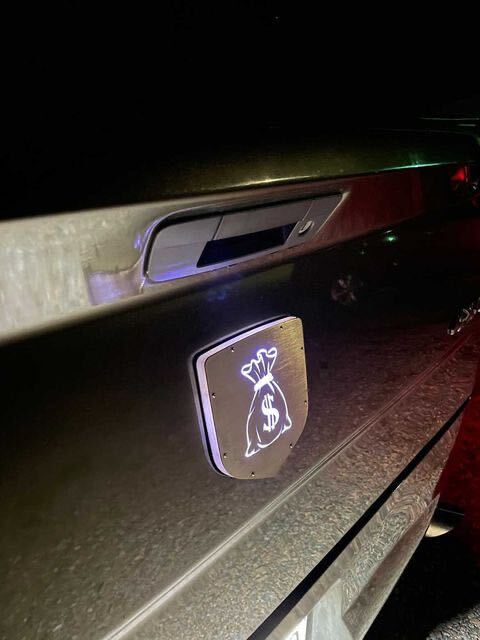 Moneybag Illuminated Tailgate Emblem