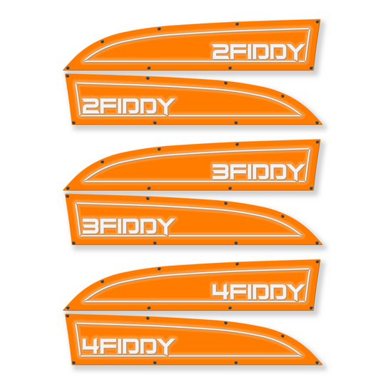 2Fiddy, 3Fiddy, 4Fiddy 11-16 Ford® Super Duty® Fender Badge Replacements - Fully Customizable, LED and Non-LED
