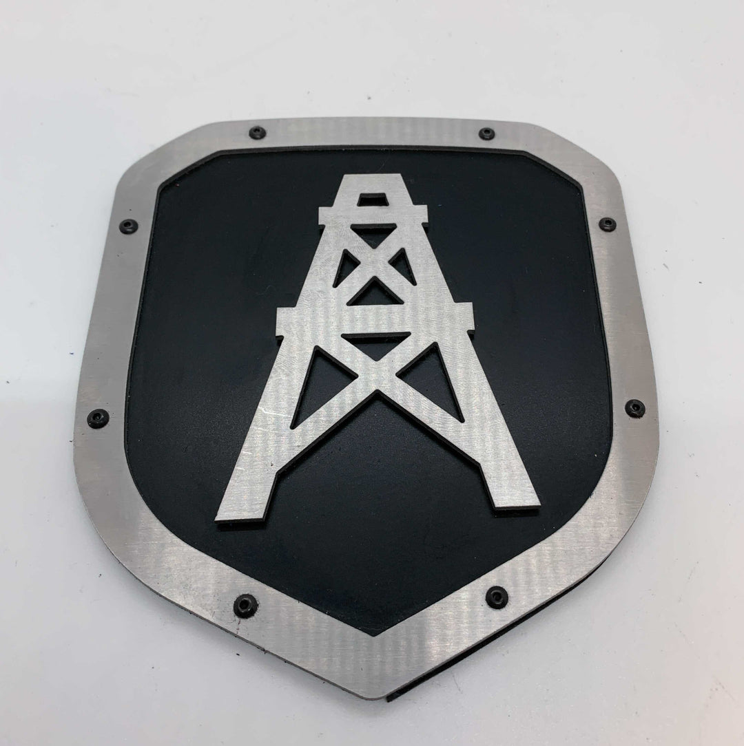 Oil Rig Shield Emblem - RAM® Trucks, Grille or Tailgate - Fits Multiple Models and Years