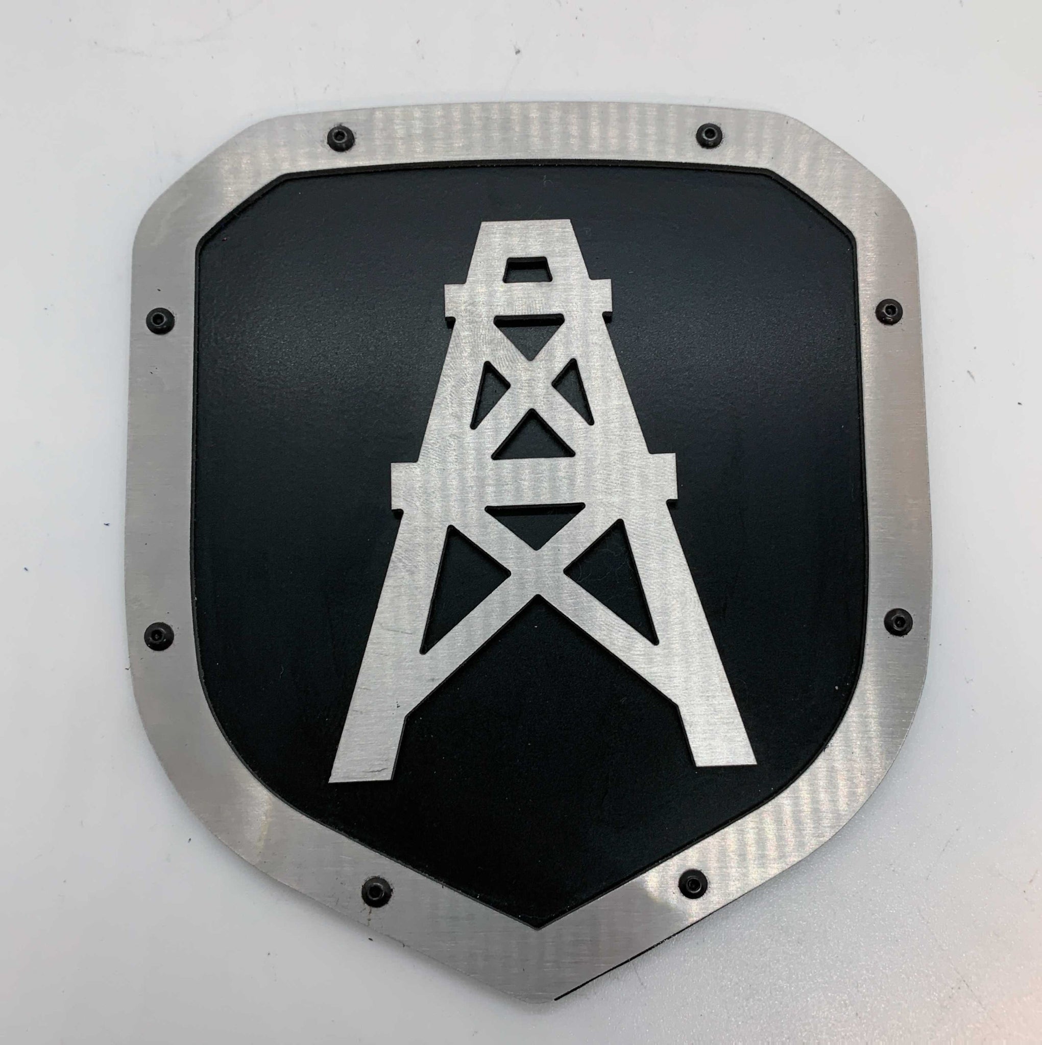 Oil Rig Shield Emblem - RAM® Trucks, Grille or Tailgate - Fits Multipl