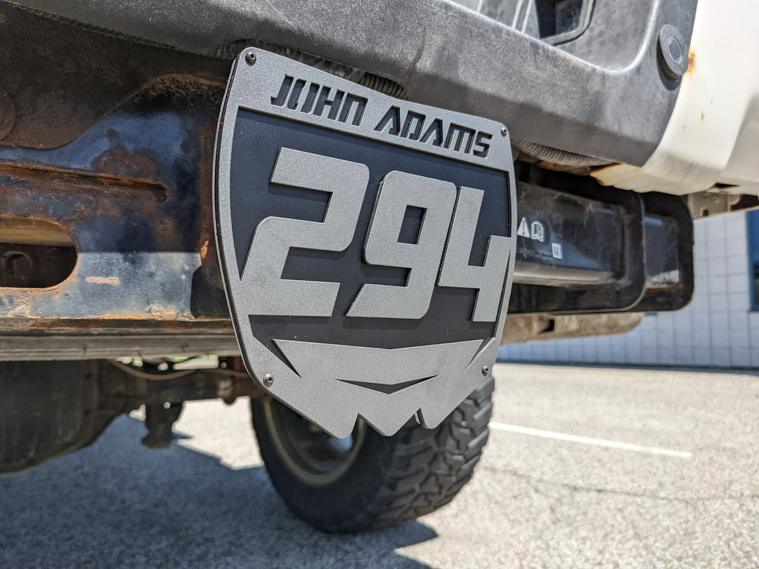 Motocross Racing Plate Hitch Cover - Fully Customizable