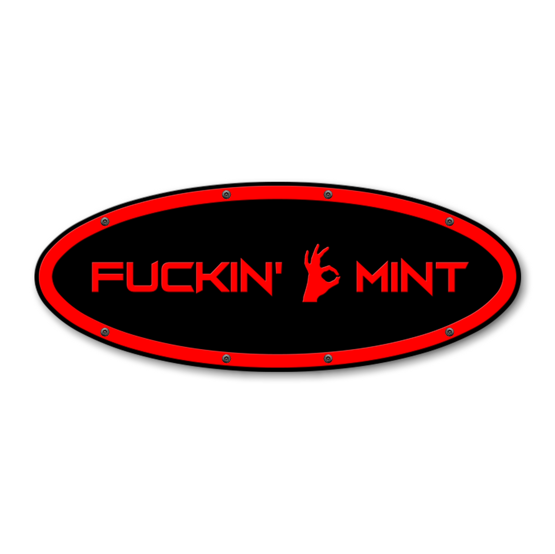 F*ckin' Mint Oval Replacement - Fits Multiple Ford® Trucks - Fully Customizable Colors