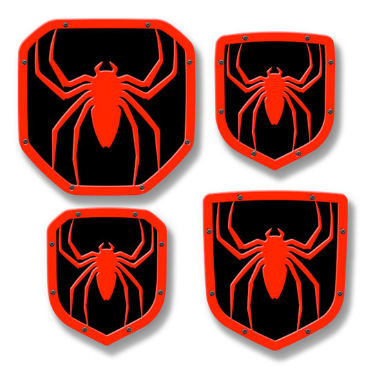 Emblema Spider Shield: camionetas RAM®, parrilla o portón trasero: se adapta a varios modelos y años