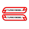 Turbo Diesel Hood Emblem Replacements - Fits 2019-2022 Ram® 2500, 3500, 4500 - Fully Customizable, LED or Non-LED
