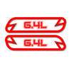 6.4L Hood Emblem Replacements - Fits 2019-2022 Ram® 2500, 3500, 4500 - Fully Customizable, LED or Non-LED