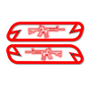 AR15 Hood Emblem Replacements - Fits 2019-2022 Ram® 2500, 3500, 4500 - Fully Customizable, LED or Non-LED
