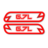 6.7L Hood Emblem Replacements - Fits 2019-2022 Ram® 2500, 3500, 4500 - Fully Customizable, LED or Non-LED
