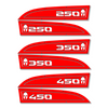 Spartan 250, 350 or 450 11-16 Ford® Super Duty® Fender Badge Replacements - Fully Customizable, LED and Non-LED