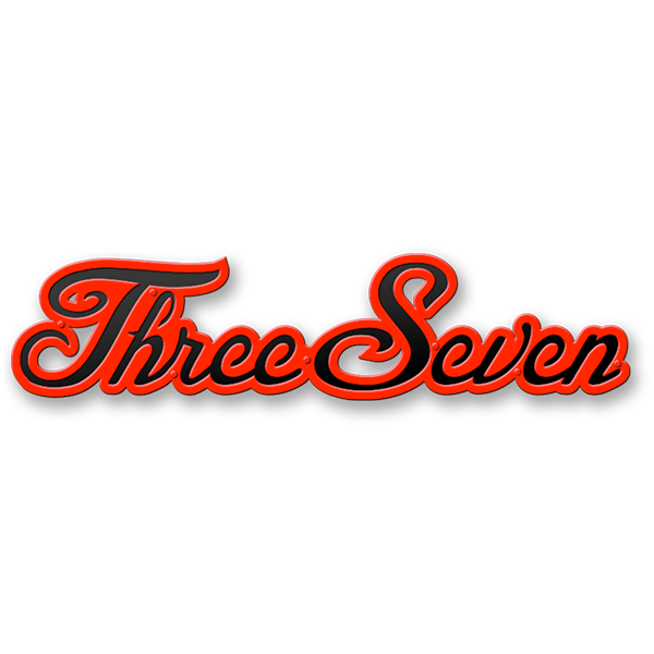 Three Seven Script Badge