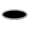 Border Oval Replacement - Fits Multiple Ford® Trucks - Fully Customizable Colors