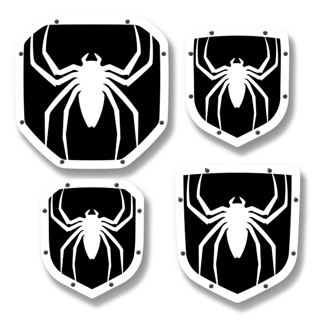 Emblème Spider Shield - Camions RAM®, calandre ou hayon - Compatible avec plusieurs modèles et années