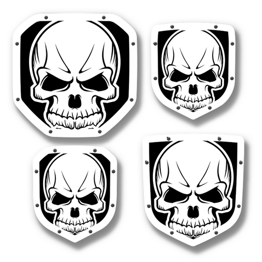 Skull Shield Emblem - RAM® Trucks, Grille or Tailgate - Fits Multiple Models and Years