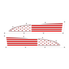 Full American Flag 11-16 Ford® Super Duty® Fender Badge Replacements - Fully Customizable, LED and Non-LED