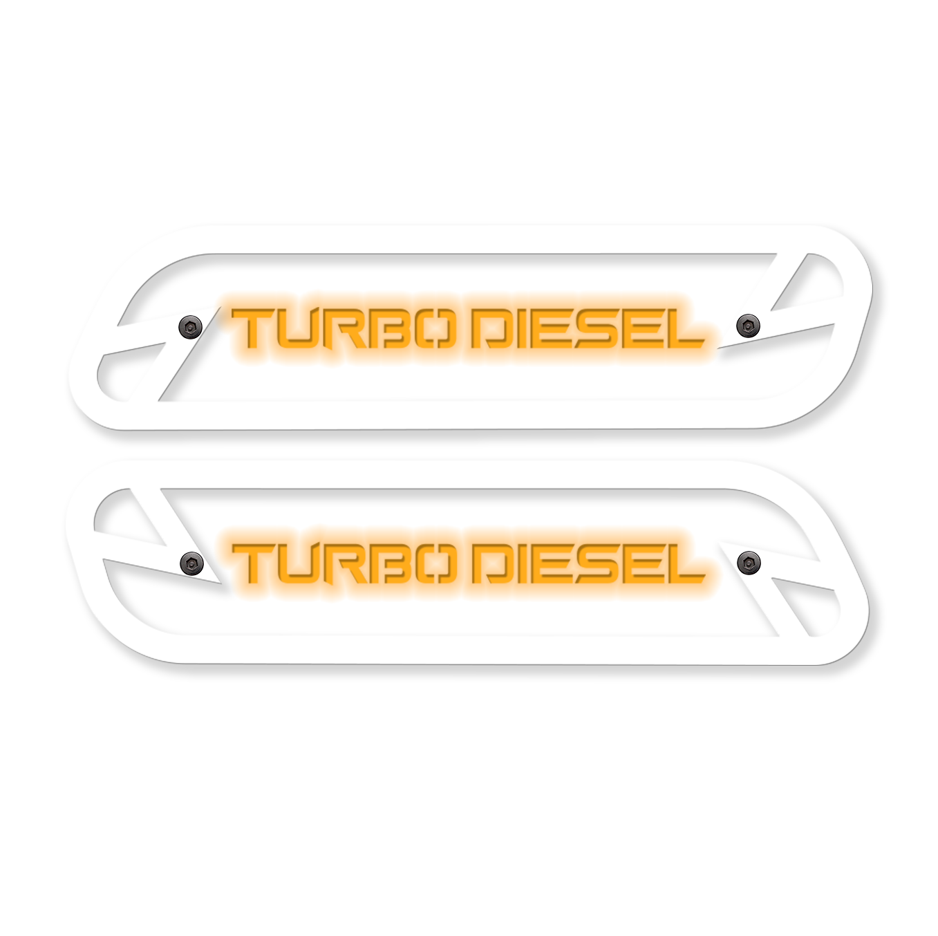 Turbo Diesel Hood Emblem Replacements - Fits 2019-2022 Ram® 2500, 3500, 4500 - Fully Customizable, LED or Non-LED